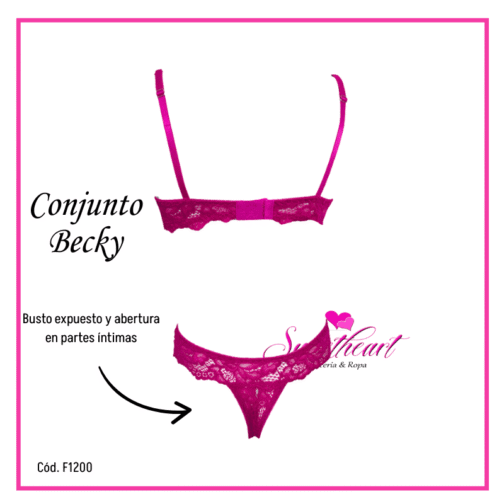 Conjunto Becky Fucsia (Cód. F1200) - Imagen 2