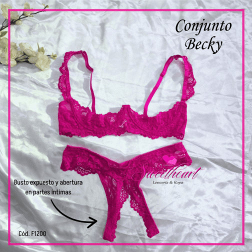 Conjunto Becky Fucsia (Cód. F1200) - Imagen 3