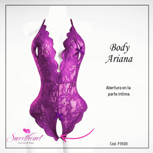 Body Ariana Morado (Cód.P3500)