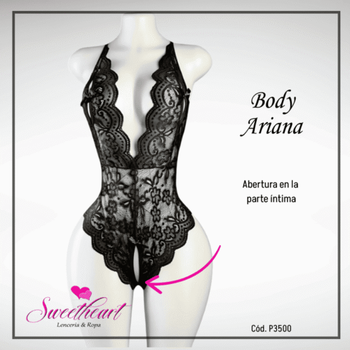 Body Ariana Negro (Cód.P3500)