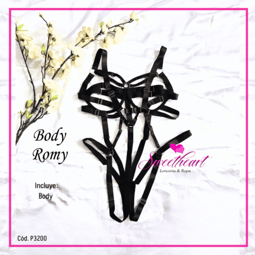 Body Romy Negro (Cód.P3200) - Imagen 5