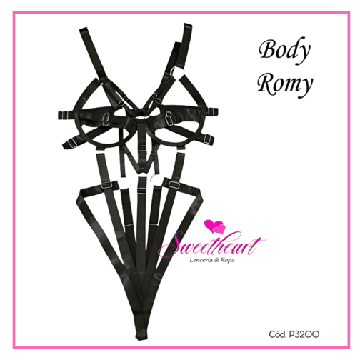 Body Romy Negro (Cód.P3200) - Imagen 4