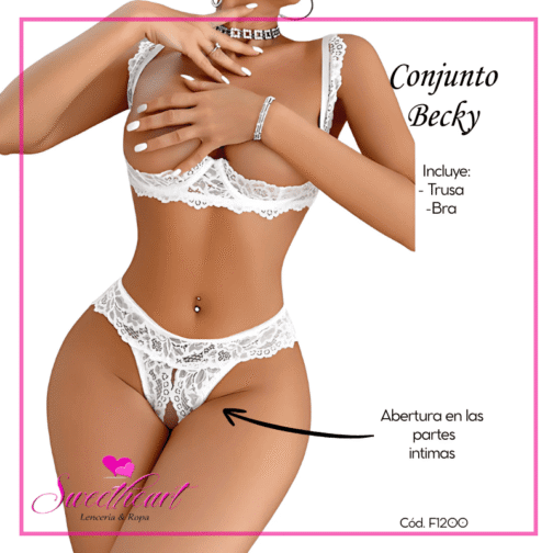 Conjunto Becky Blanco (Cód. F1200) - Imagen 2