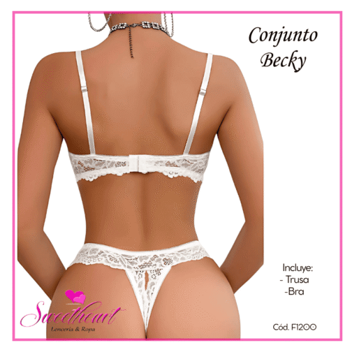 Conjunto Becky Blanco (Cód. F1200) - Imagen 3