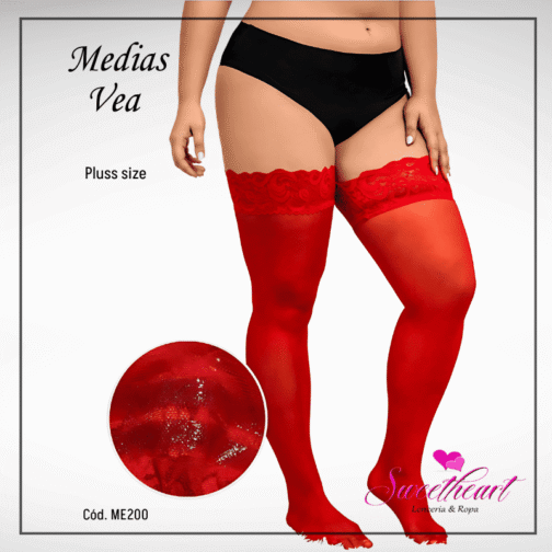 Medias Vea Rojo XL -2XL (Me200)